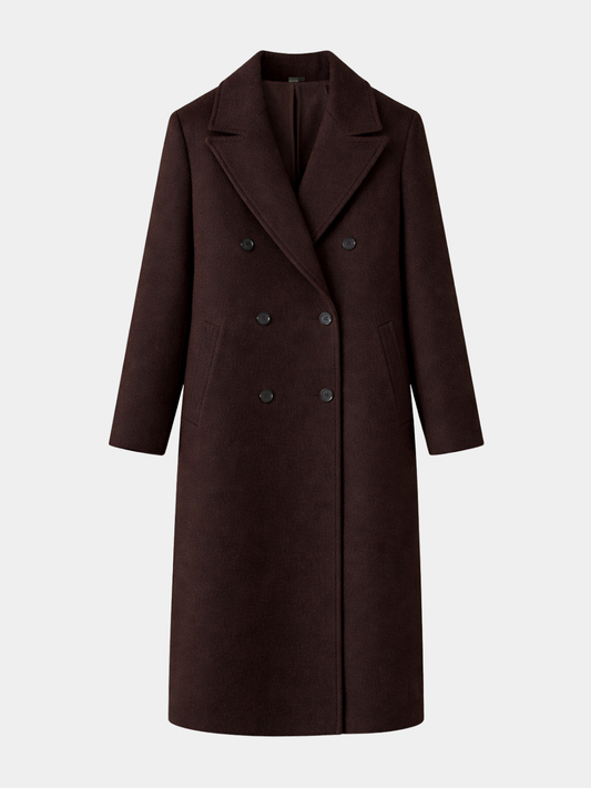 Double-Breasted Wool Coat