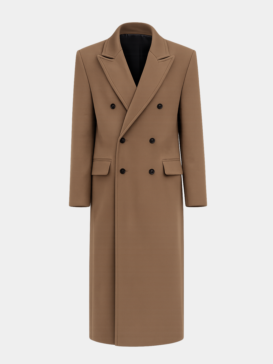 Tailored double-breasted coat